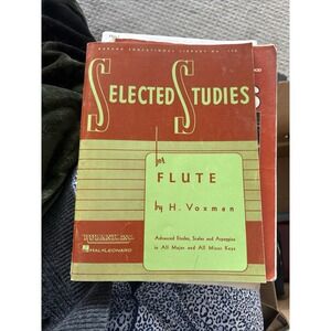 Selected Studies for Flute by H. Voxman (English) Paperback Book
